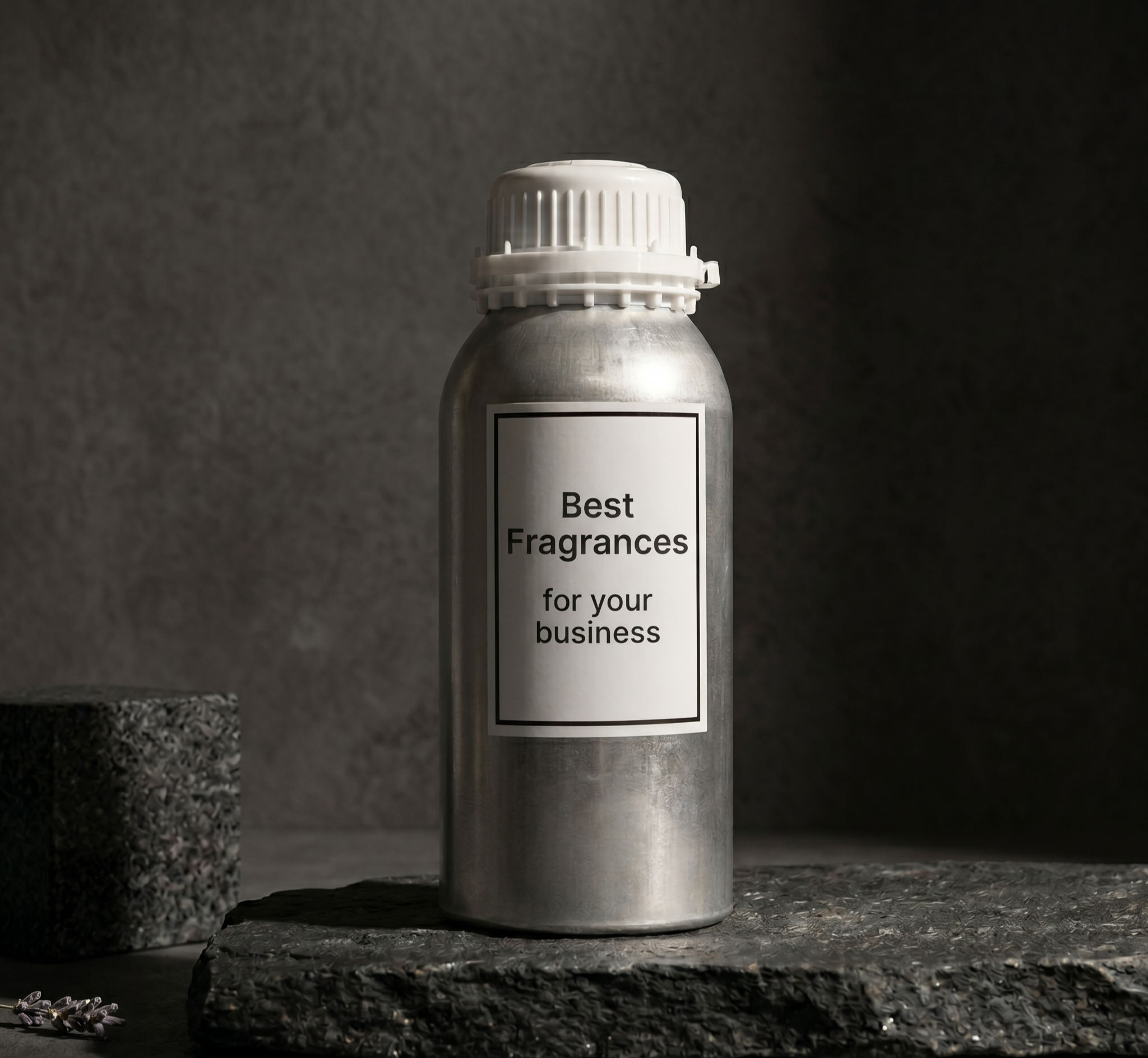 ITAC Parfums 1 kg aluminium wholesale drum — sealed, batch-coded, ready for export across the GCC and Africa